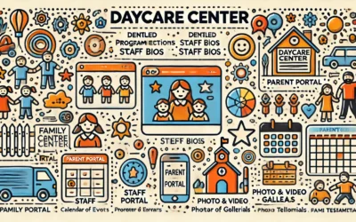 3 Must-Have Features to Make Your Daycare Center’s Website Shine